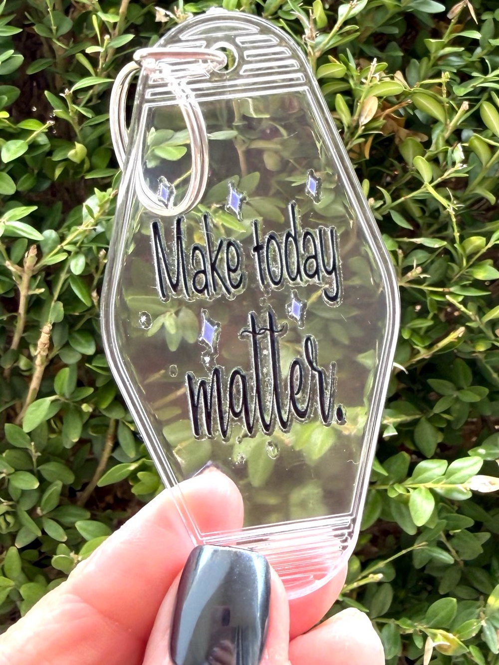 Vintage style motel key 3.5 inch keychain inspirational gift idea